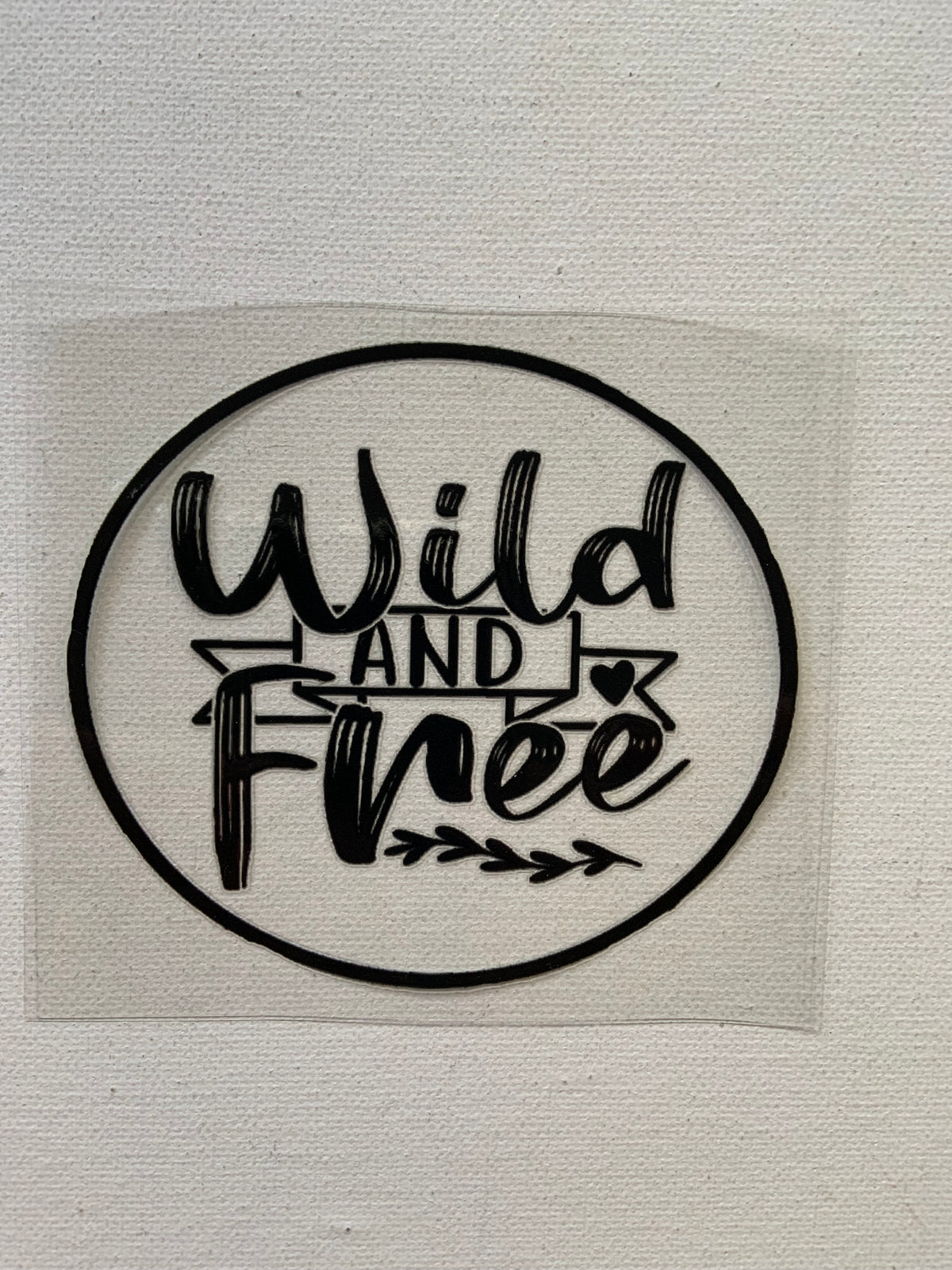 Wild and Free Small decal