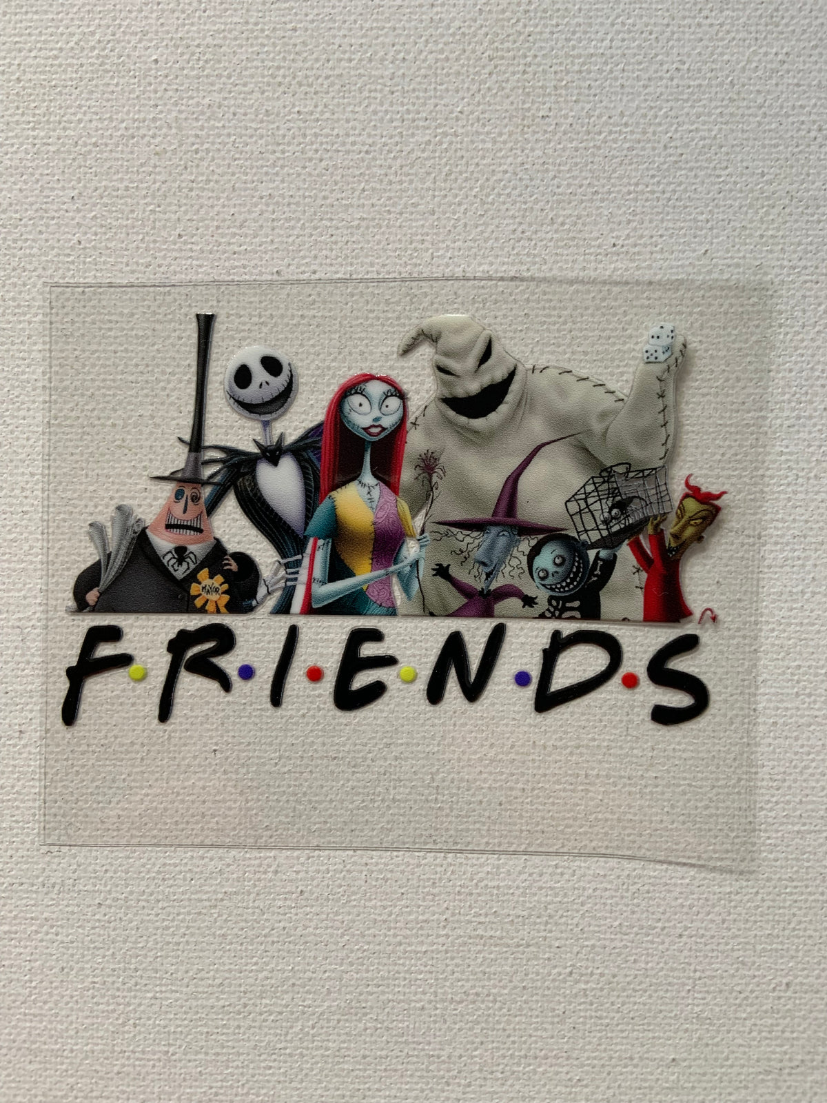 Jack and Sally small decal