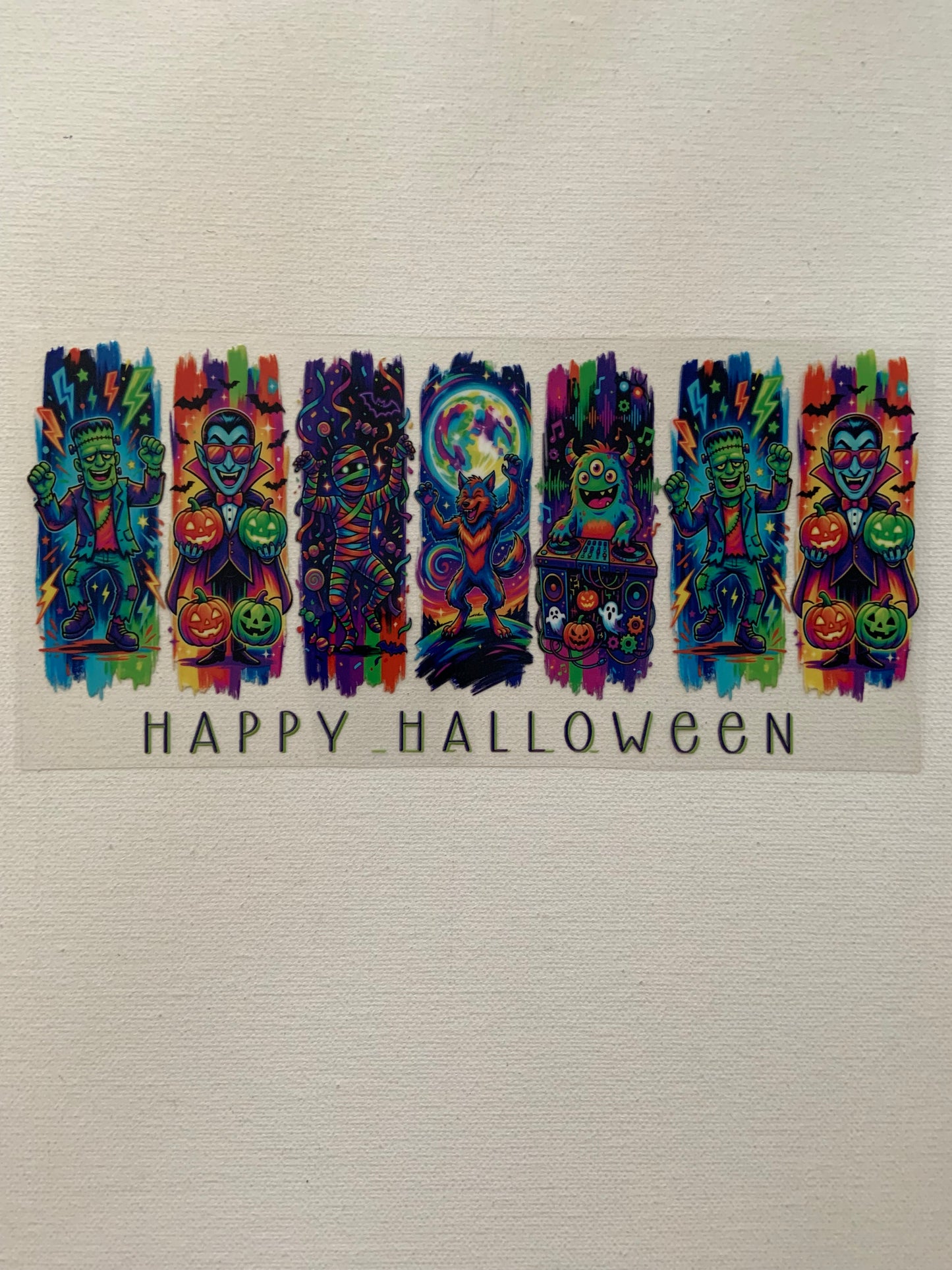 Happy halloween decal