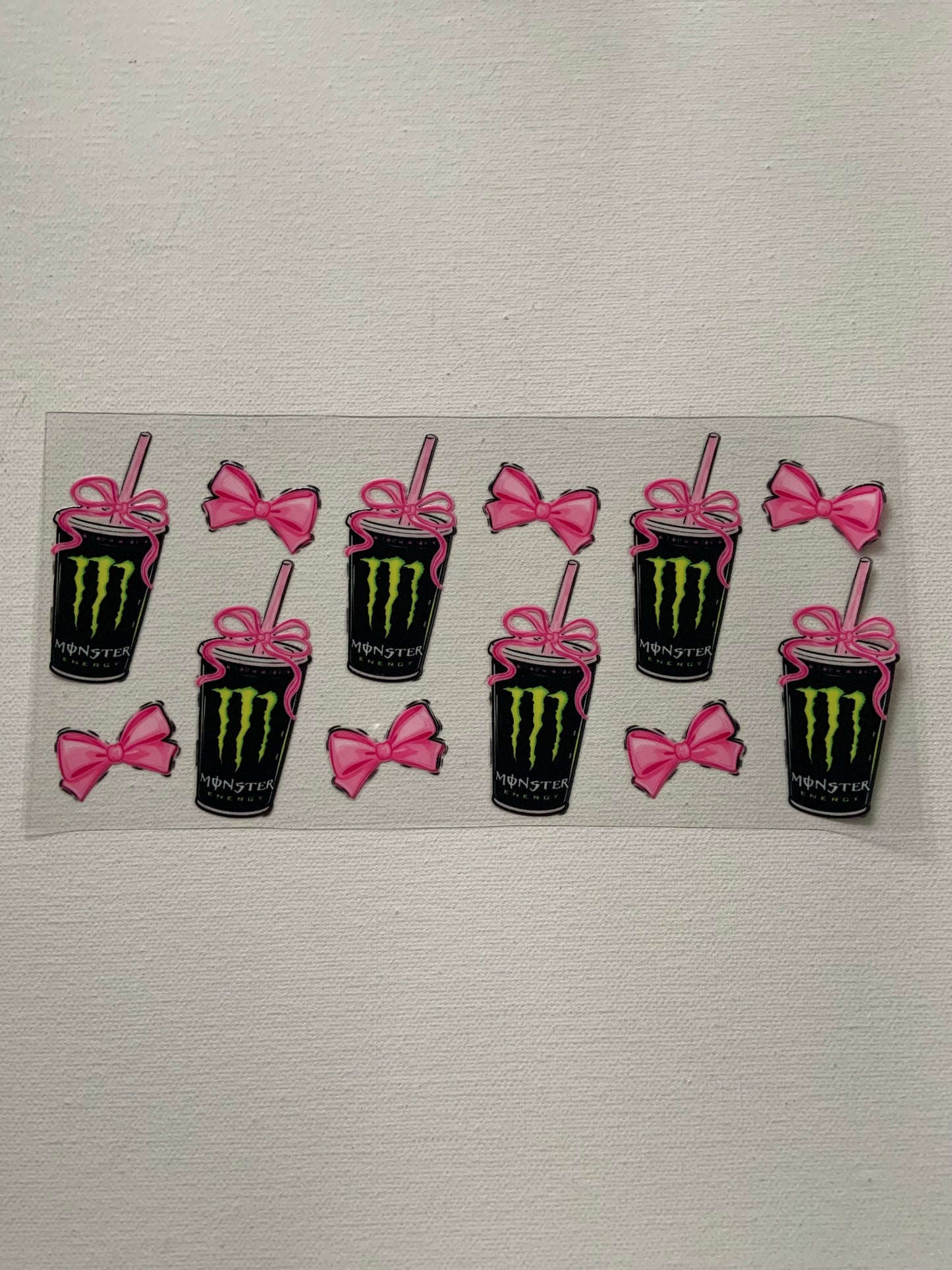 Monster drink decal