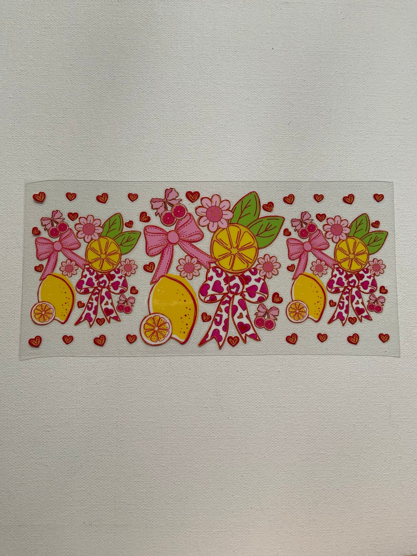 Lemons and Bows Decal