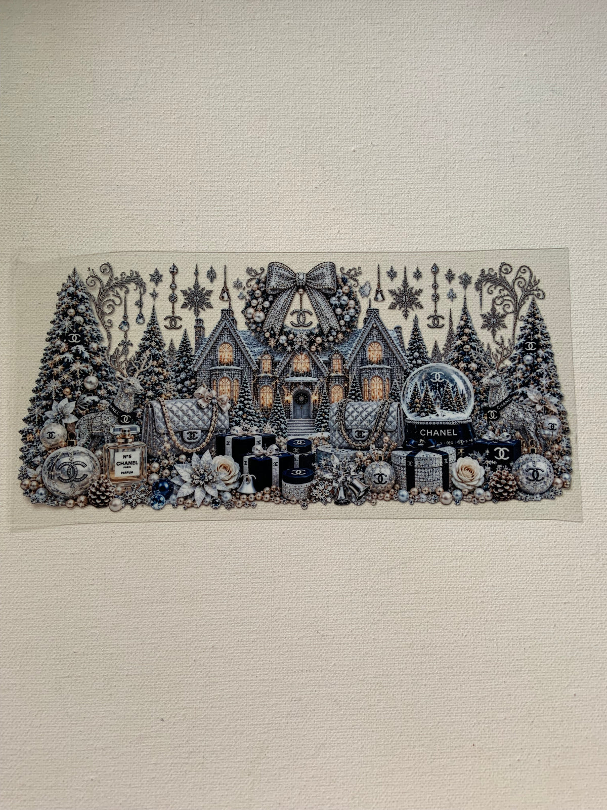 Charmel Christmas decal