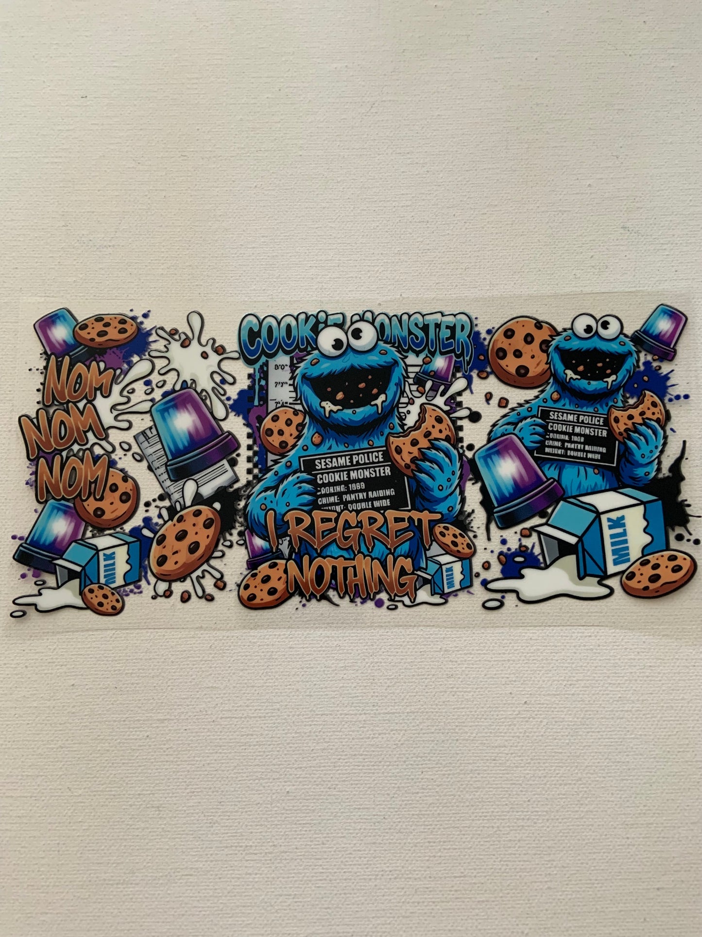 Cookie monster decal