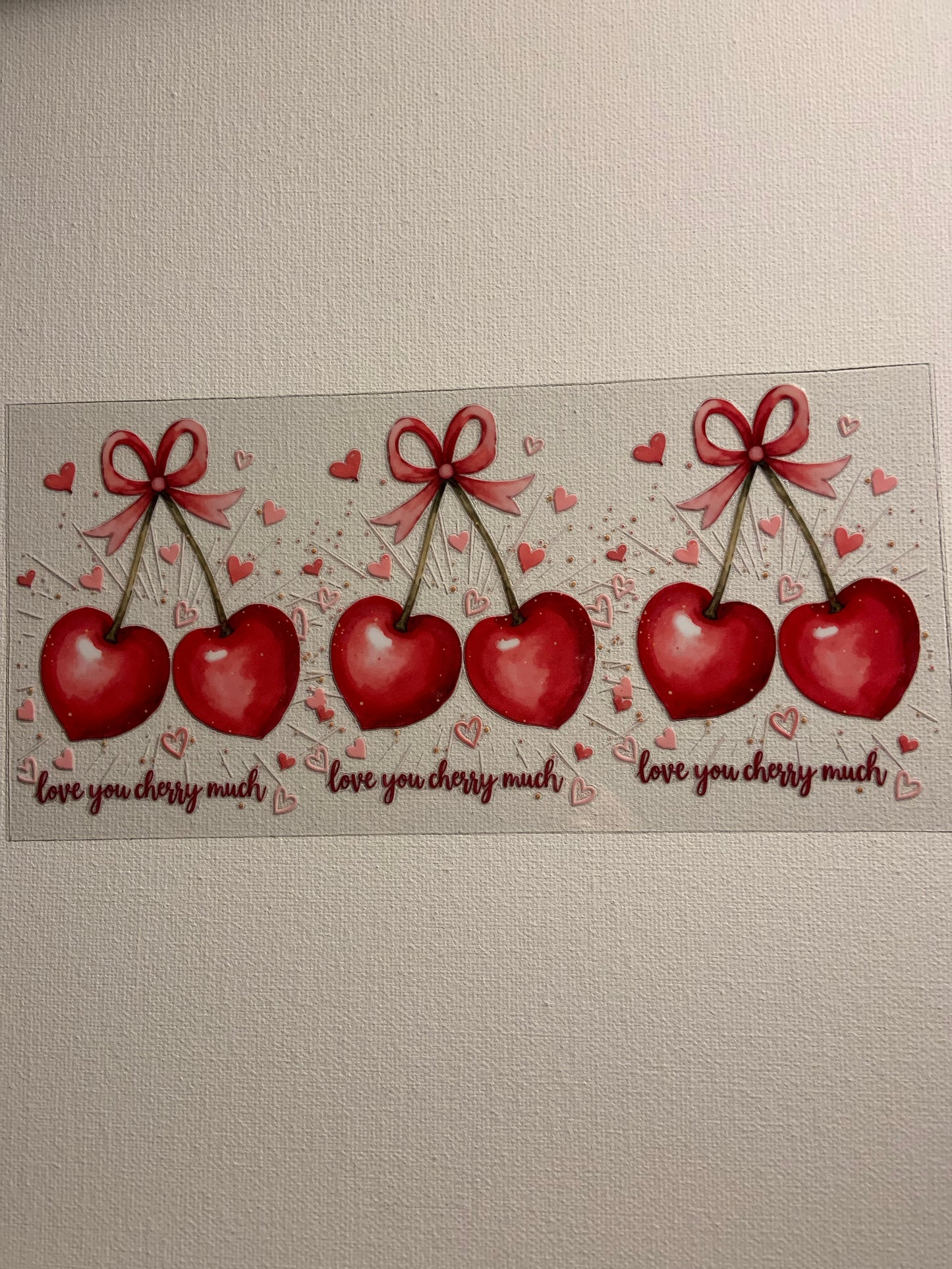 Love You Cherry Much Decal