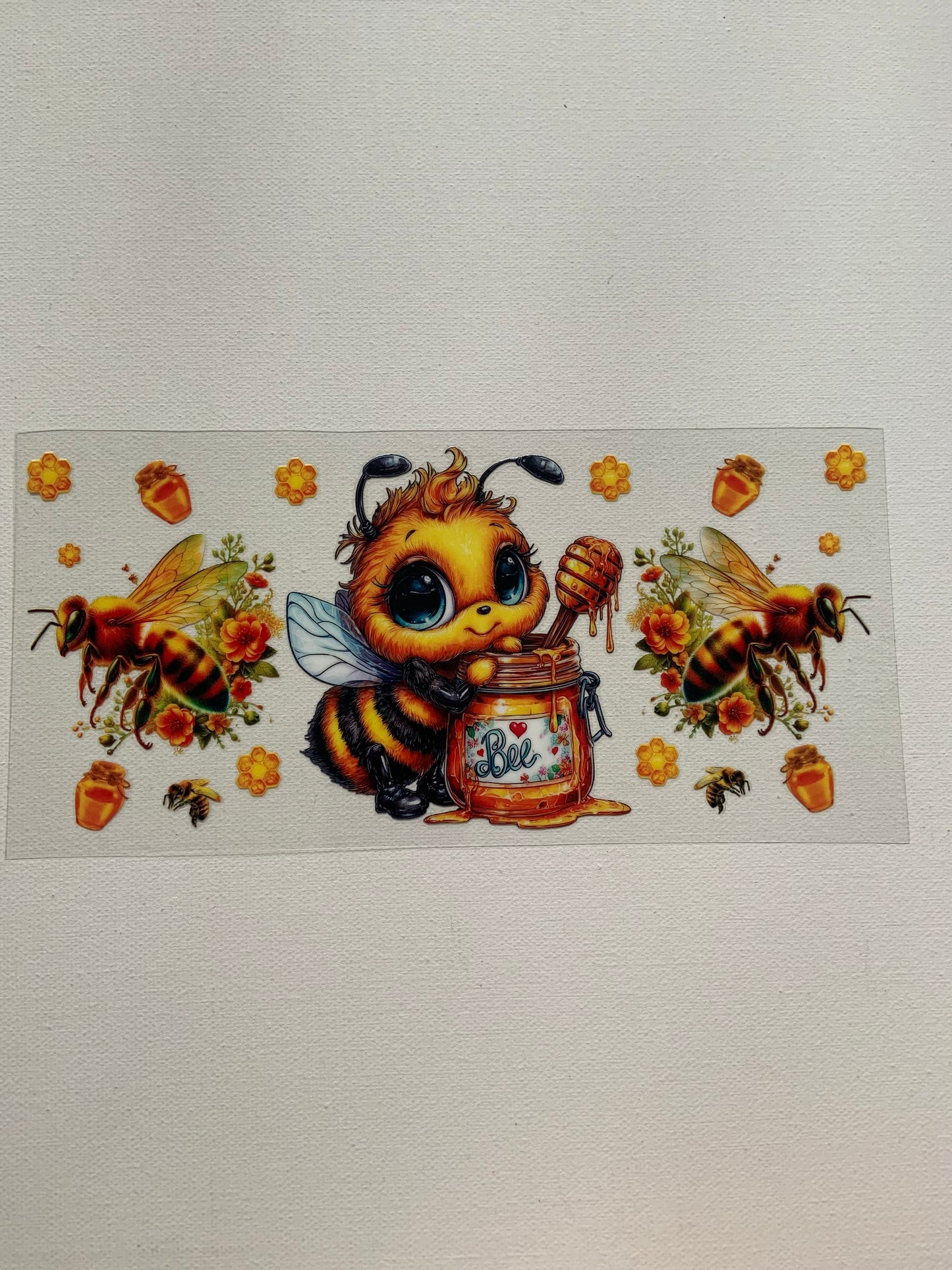 Bees and honey Decal