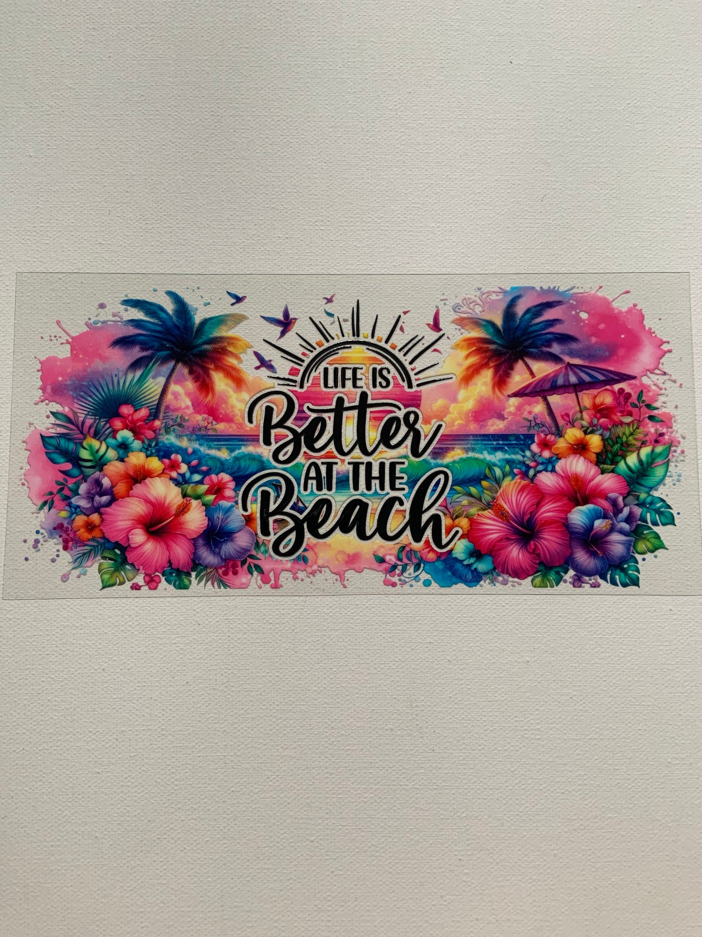 Life is better at the beach decal