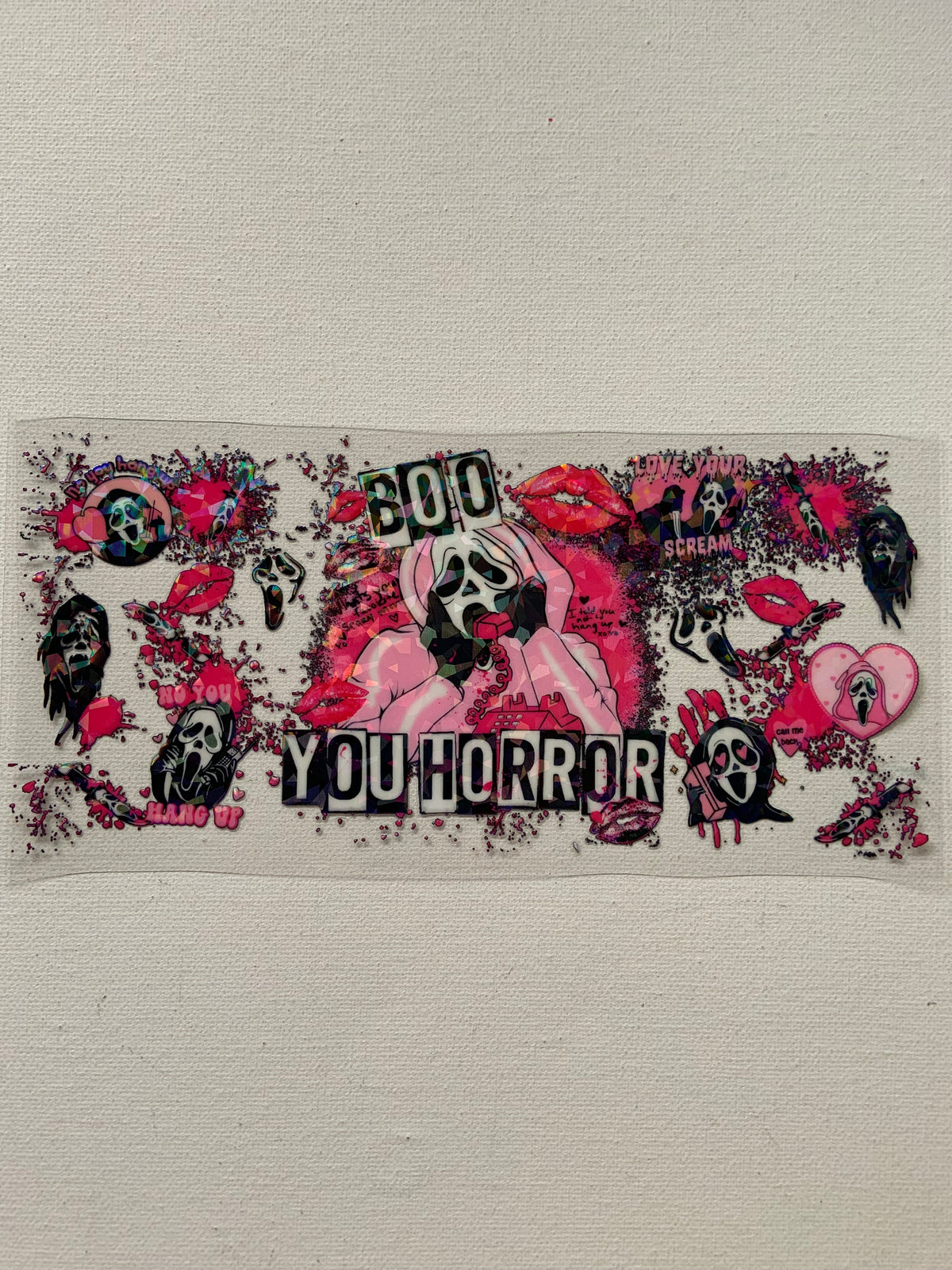 Scream holiday decal