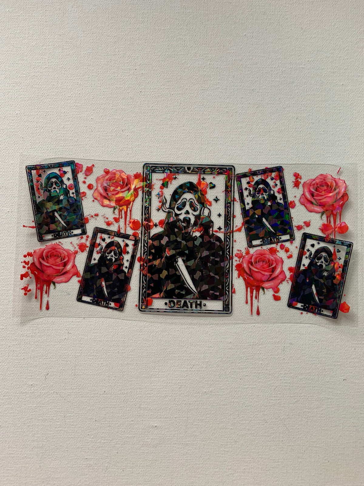 Scream holographic decal