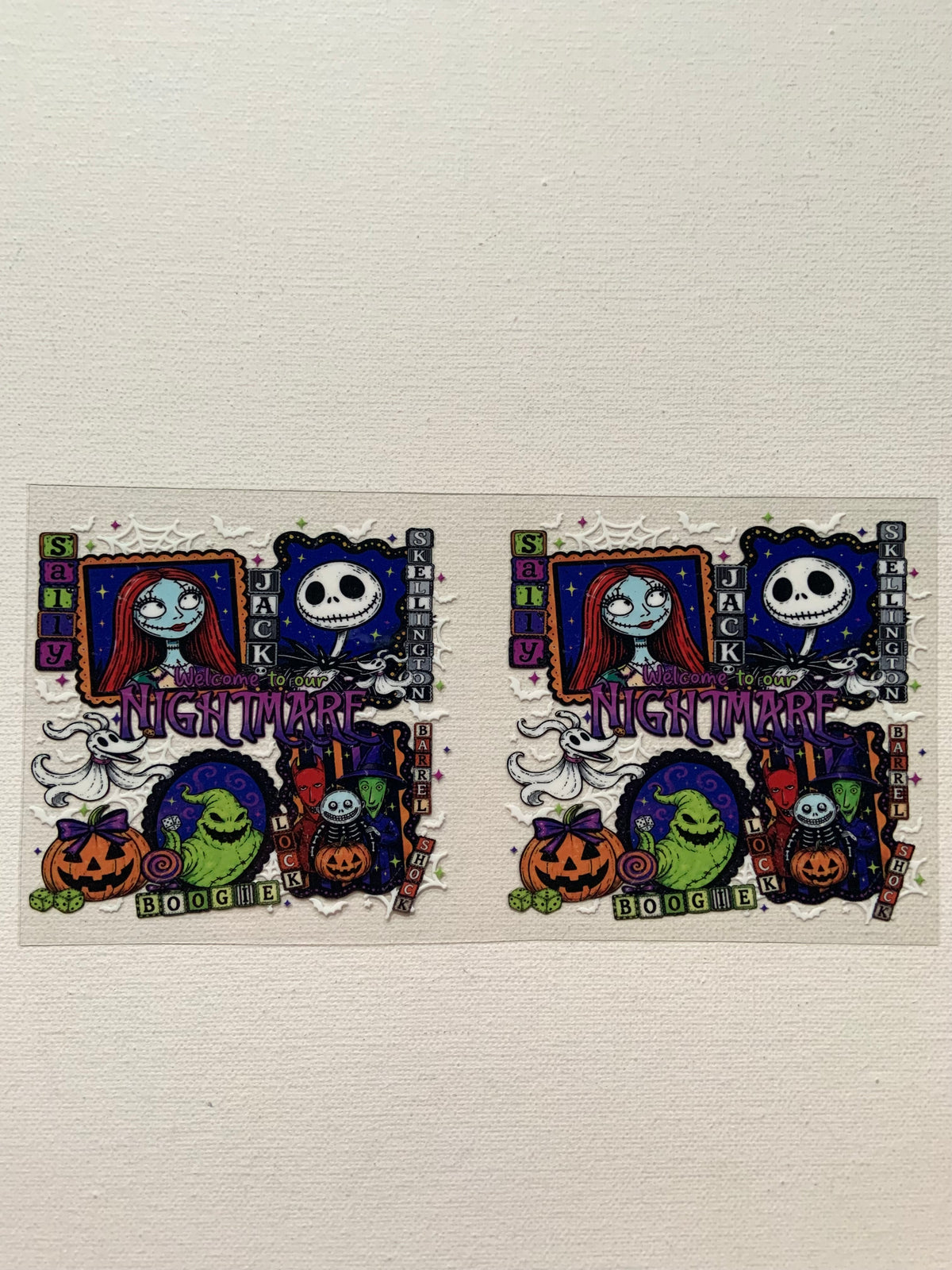 Nightmare before Christmas decal