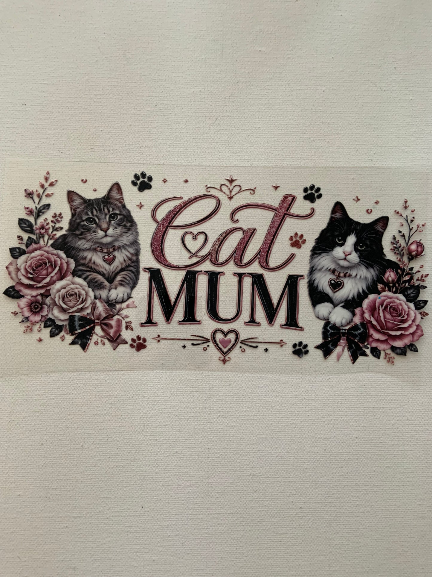 Cat mum decal
