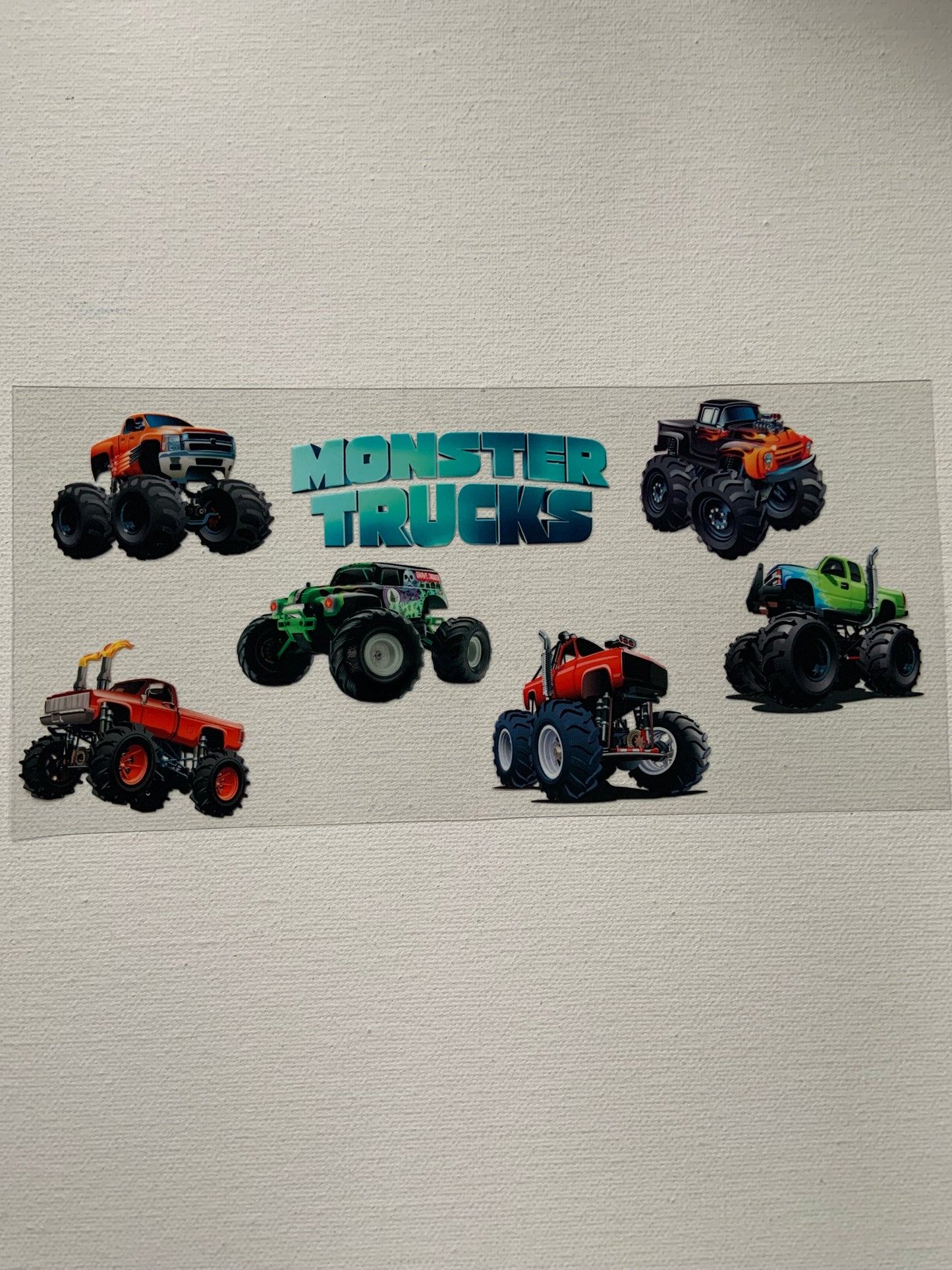 Monster trucks decal