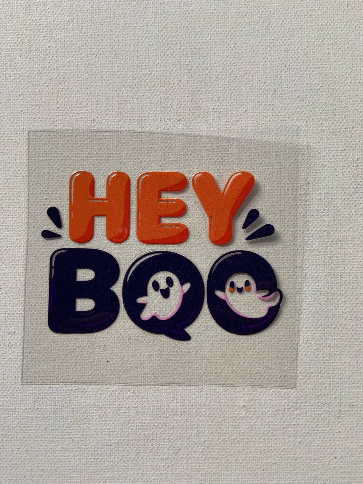 Hey boo small decal