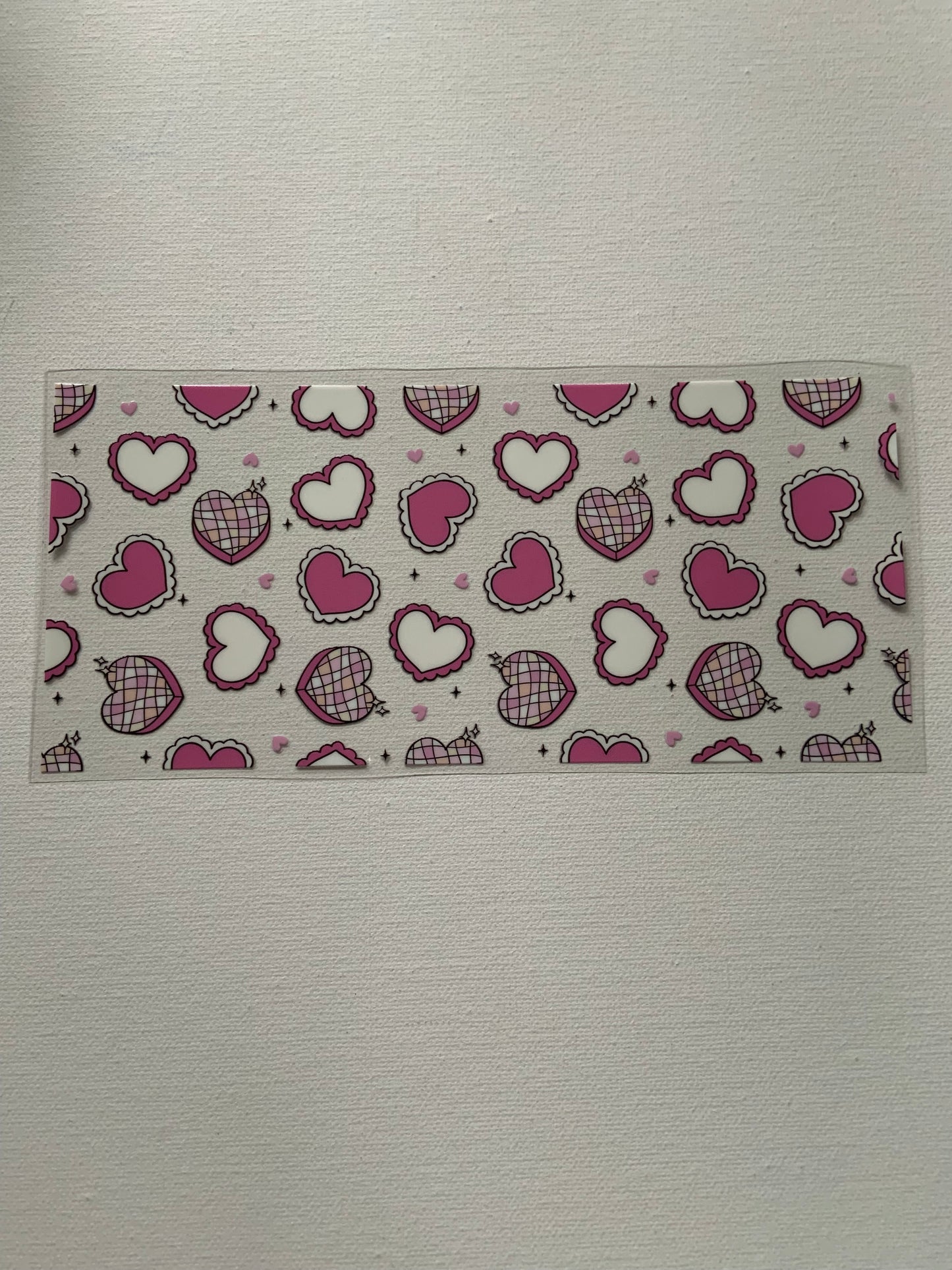 Hearts decal