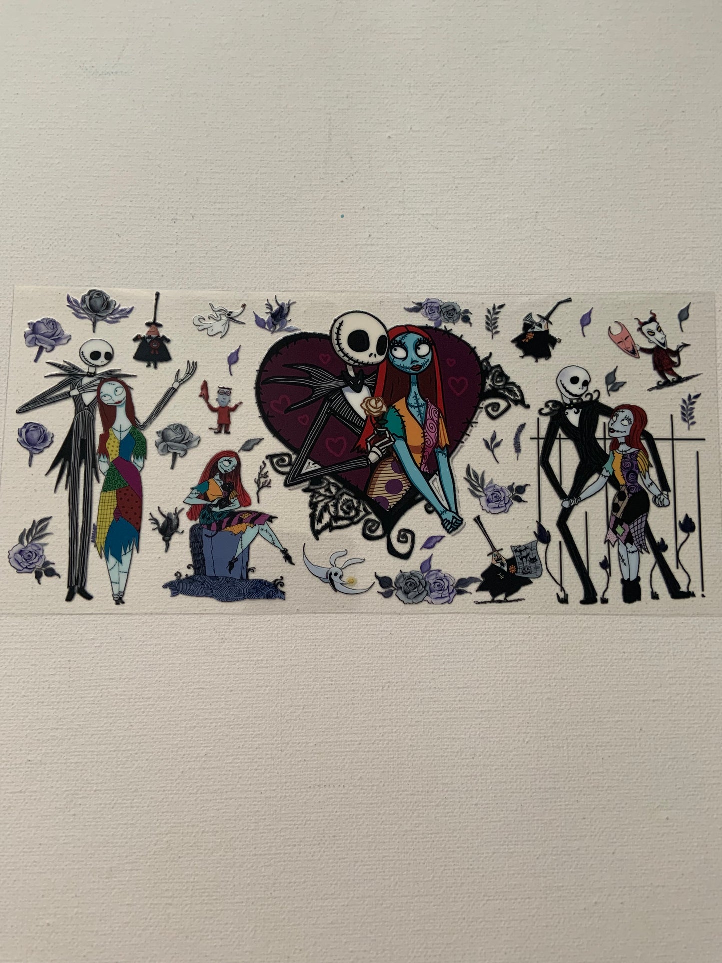 Jack and Sally decal