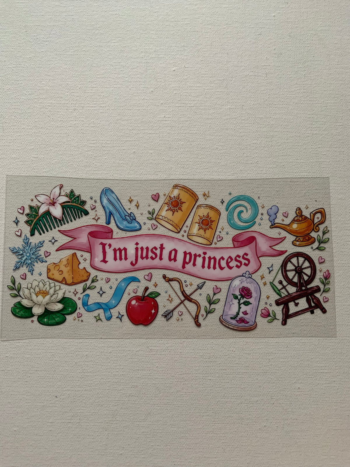 I am just a princess decal