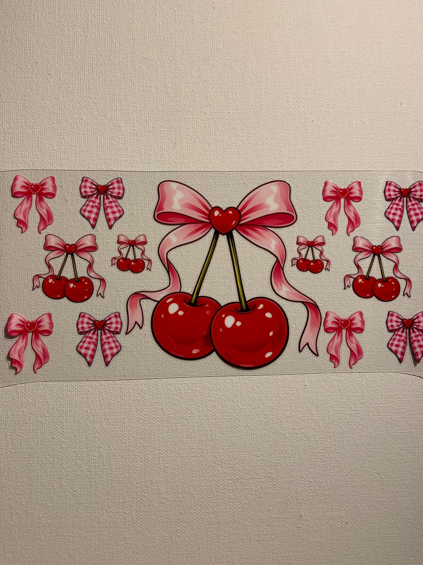 Cherries and Bows Decal