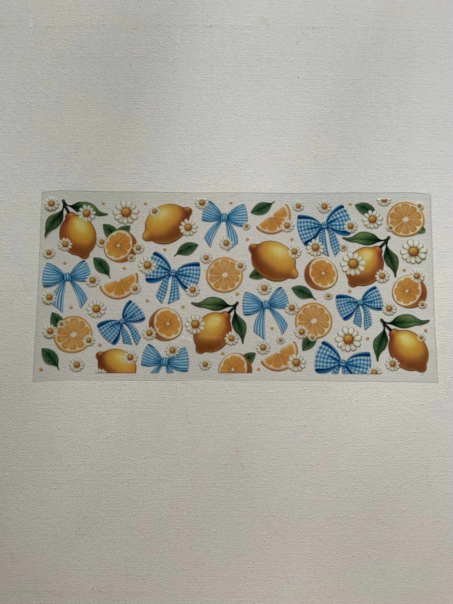 Lemons and bows decal
