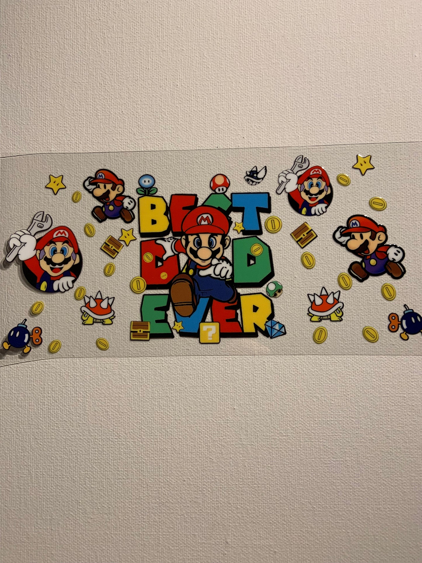 Mario (Best Dad Ever) Decal