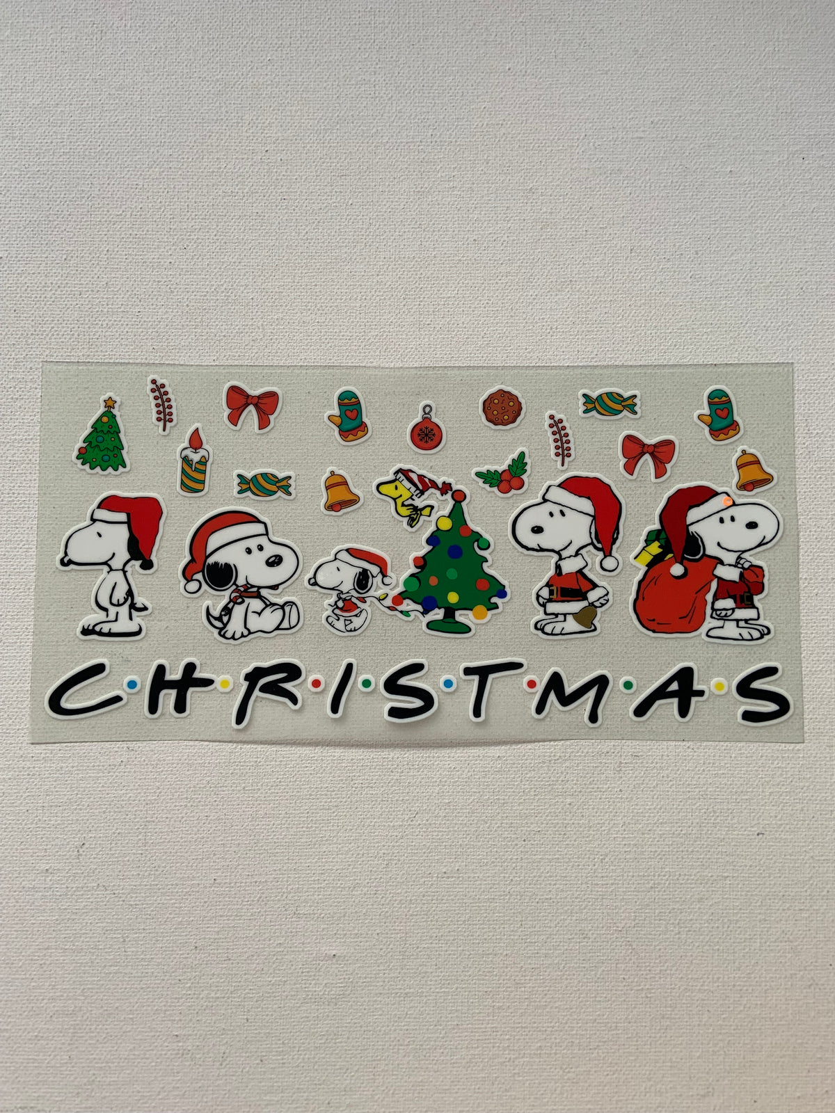 Snoopy glow in the dark decal