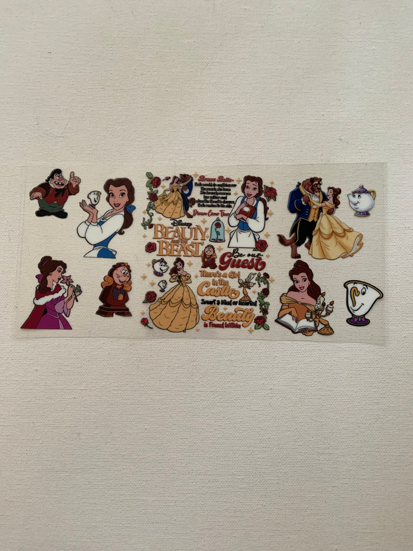 Beauty and the beast decal
