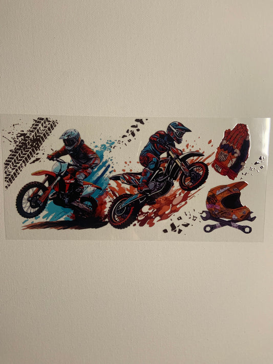 Dirt Bike Racing Decal
