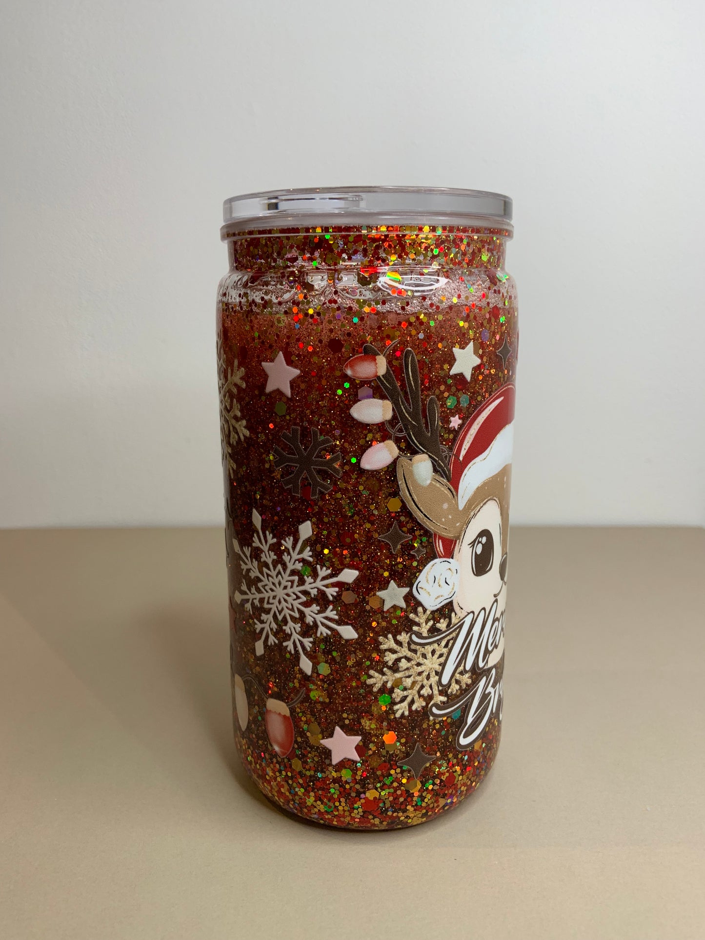 Cute Christmas Cup packed with glitter 🤩