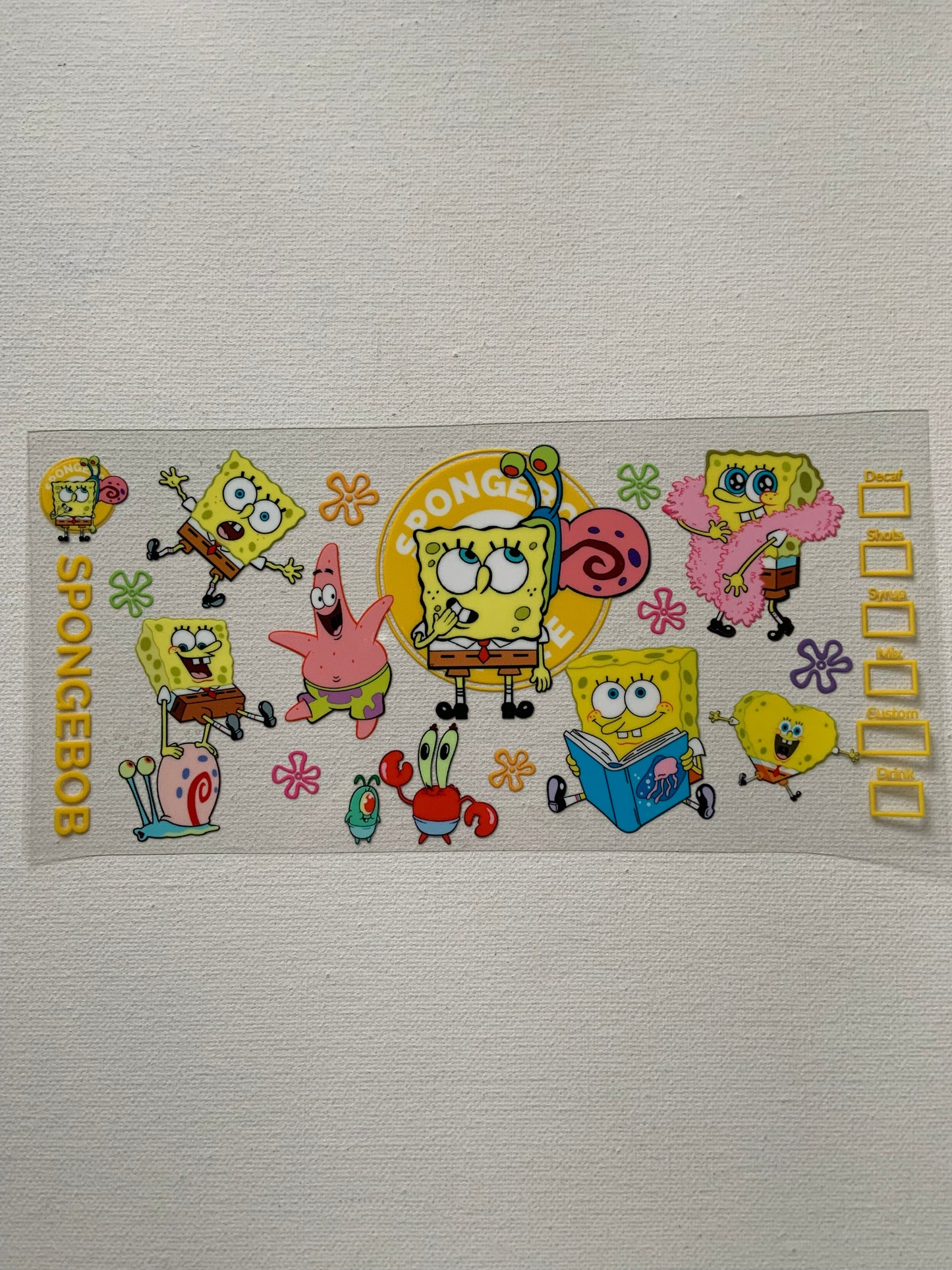 Spongebob decal
