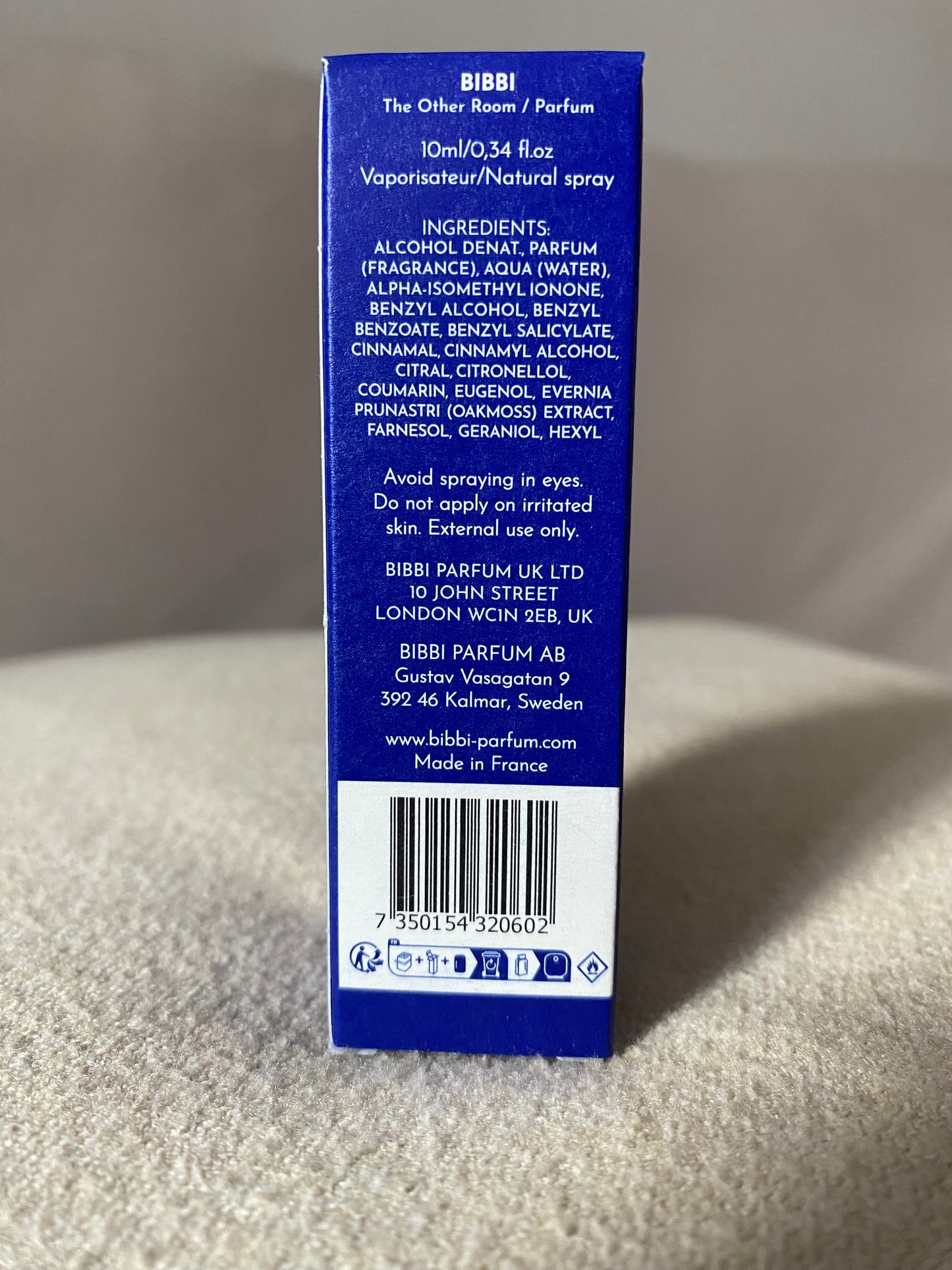 Gorgeous Bibbi The Other Room Eau de parfum, 10ml