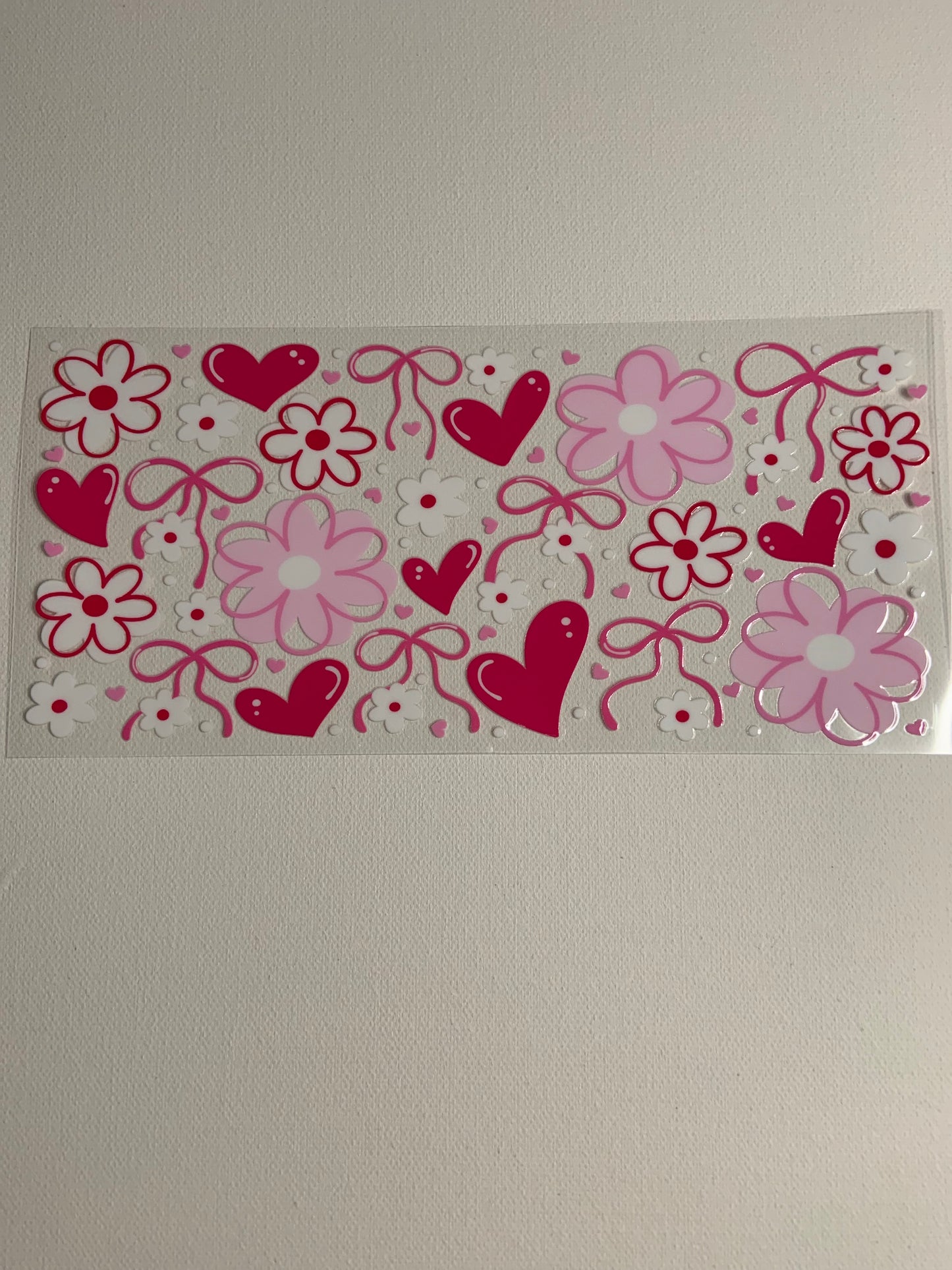 Bows, Flowers and Hearts Decal