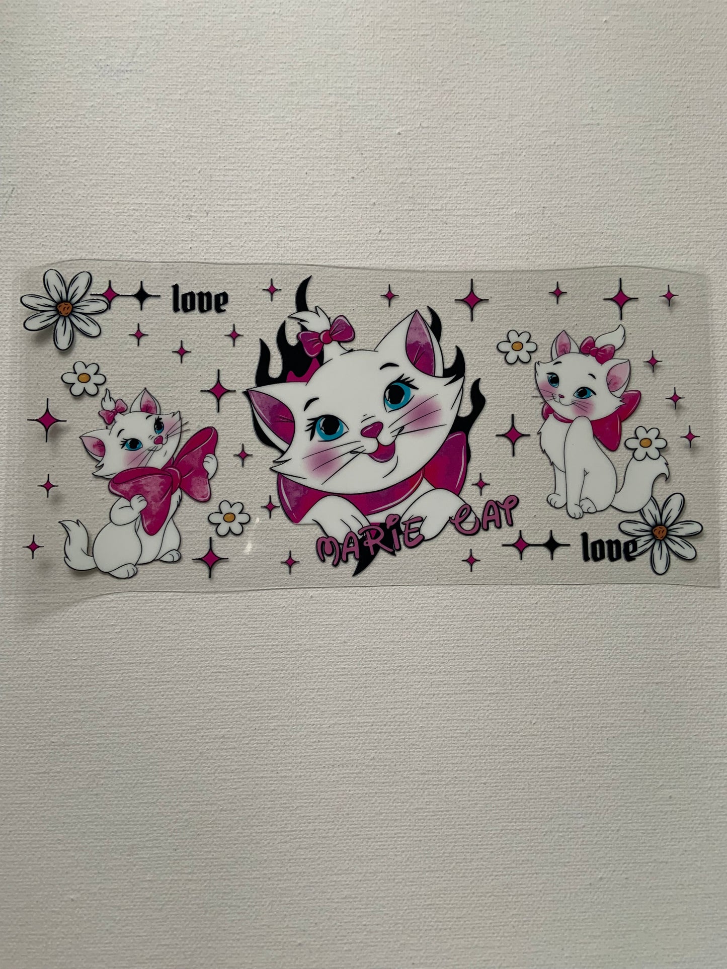 Marie cat decal
