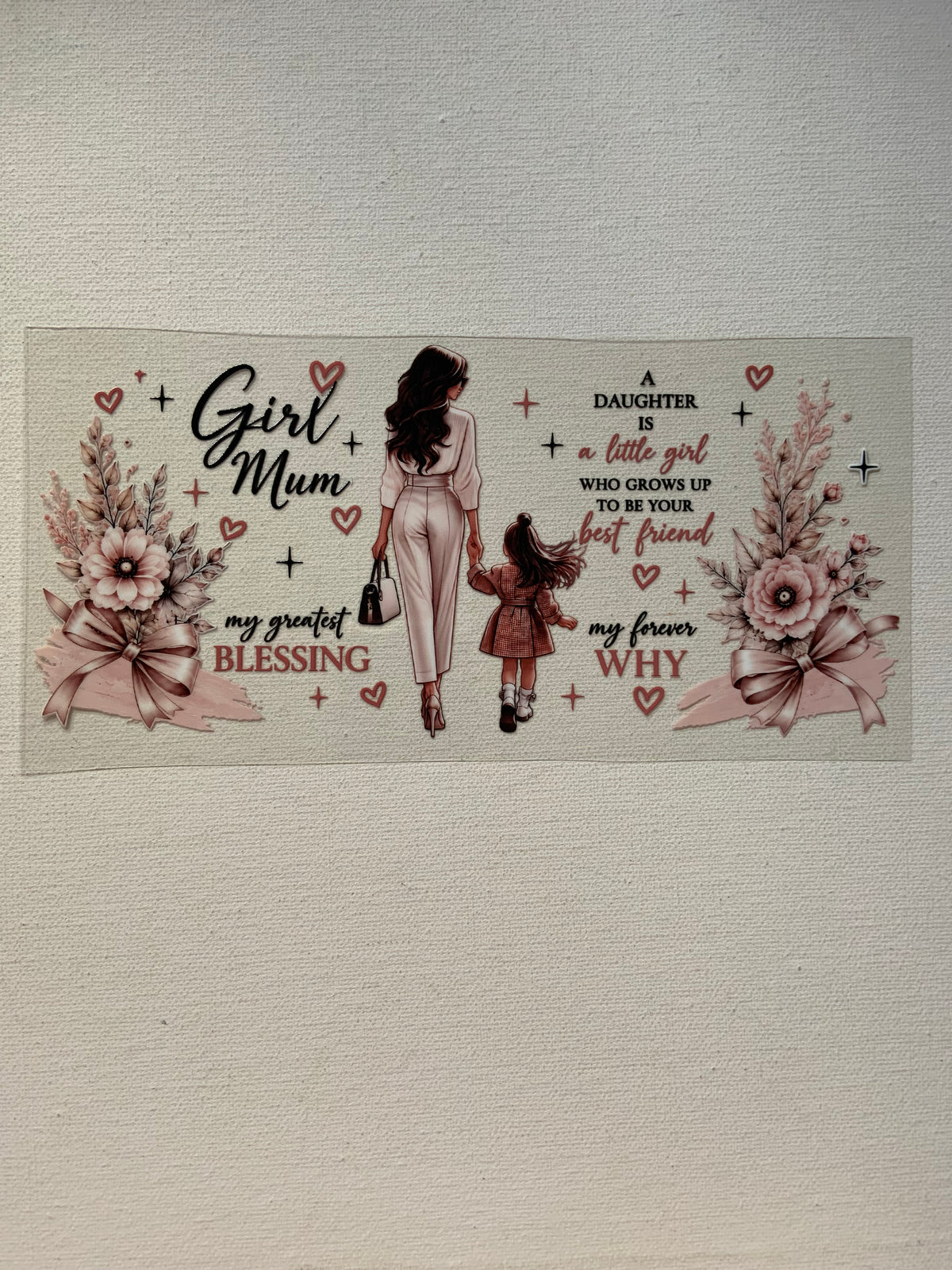 Girl mum decal