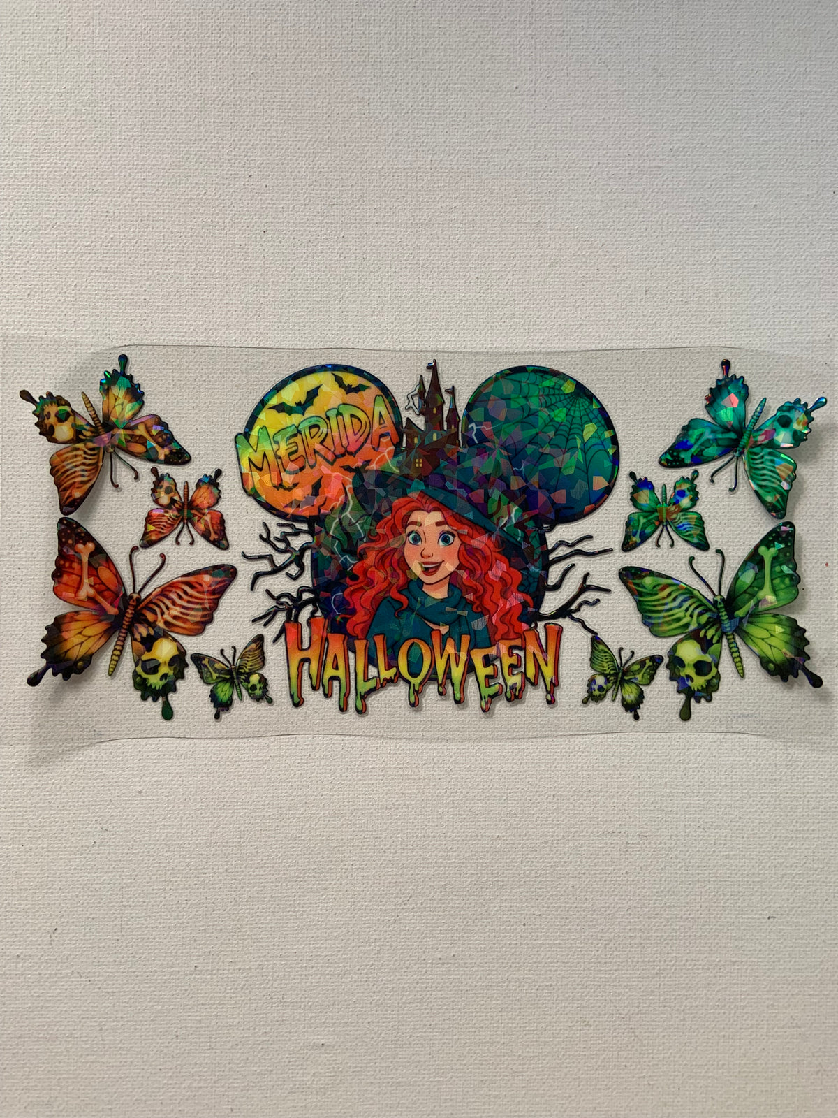Halloween holographic decal