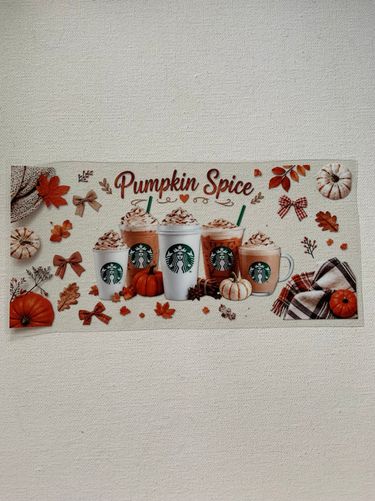 Pumpkin spice decal