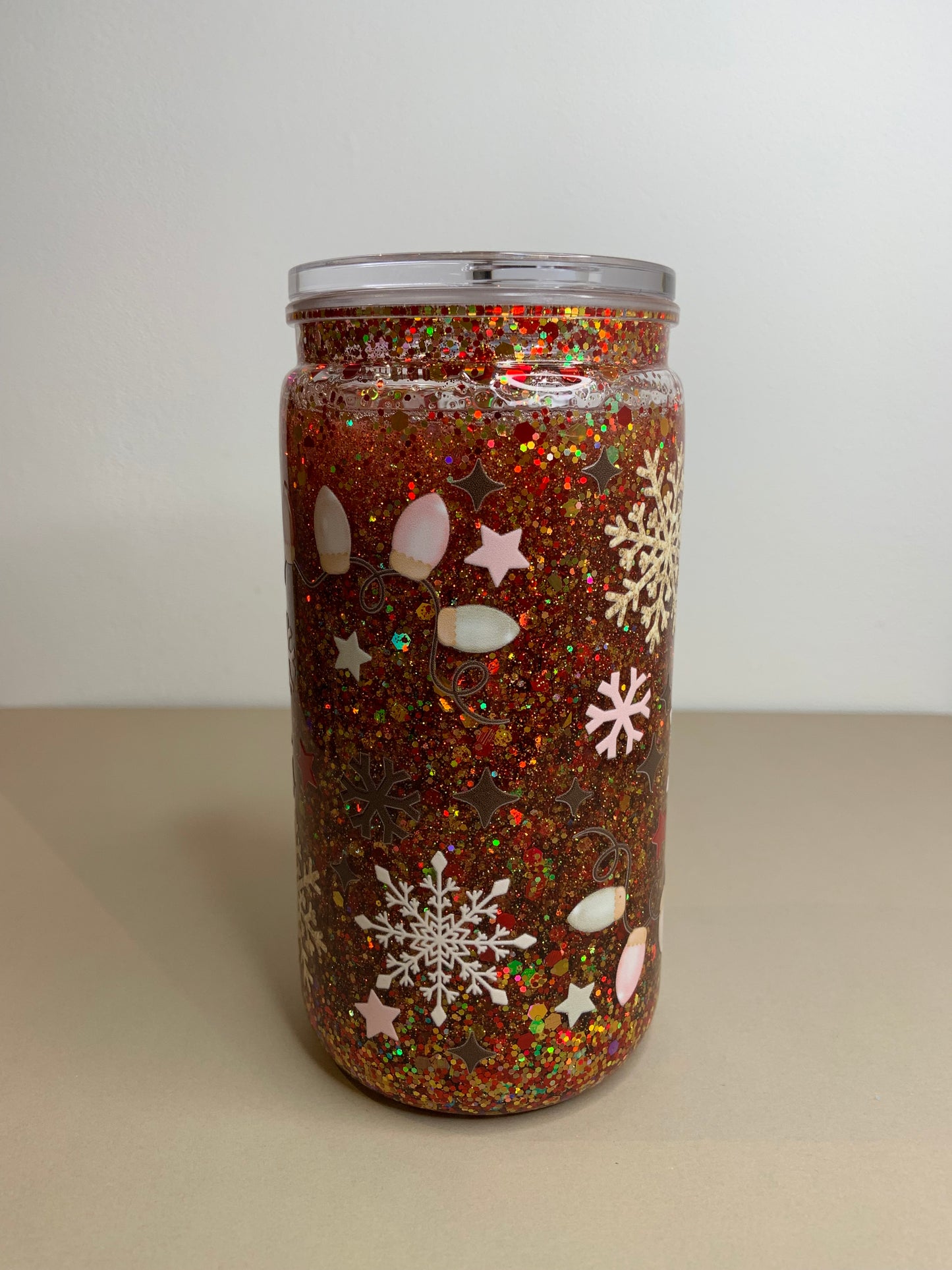 Cute Christmas Cup packed with glitter 🤩