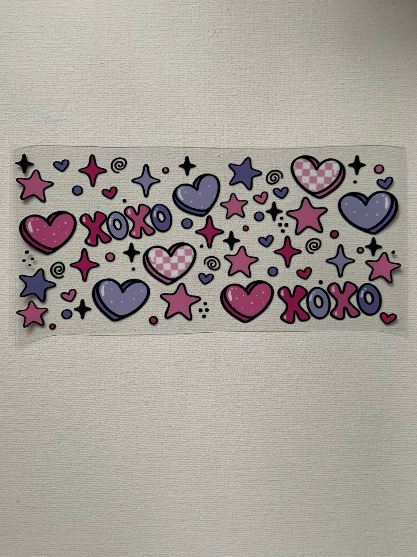 Hearts decal