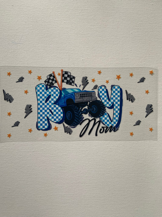Boy mom decal