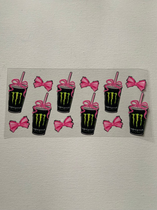 Monster drink decal