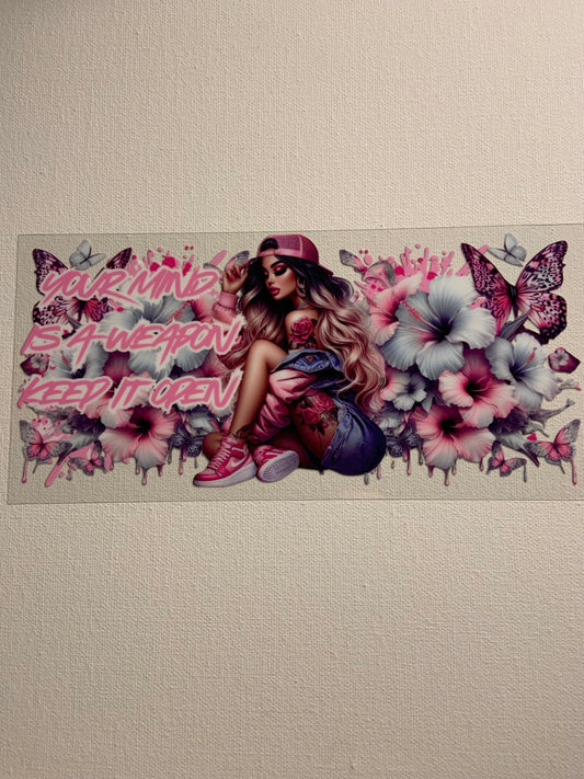 Tattoo Girl Decal