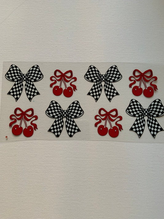 Cherries and Bows Decal