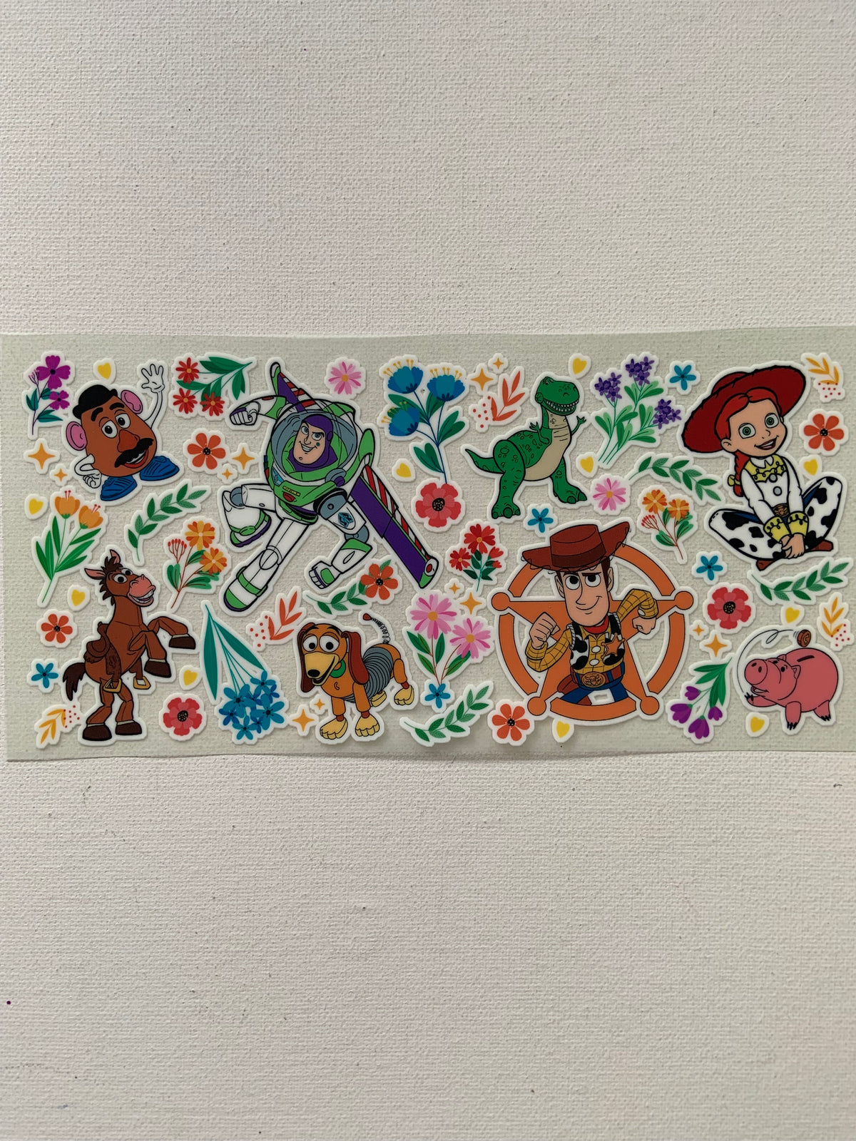 Toy Story glow in the dark decal