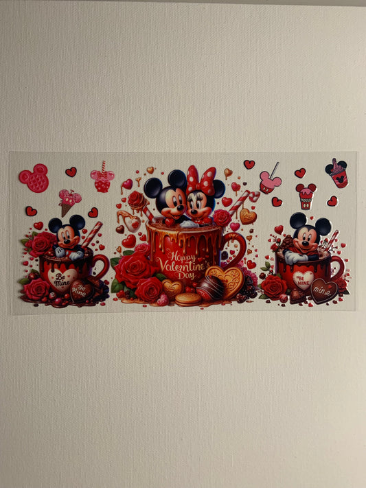Happy Valentine’s Day, Mickey and Minnie Decal