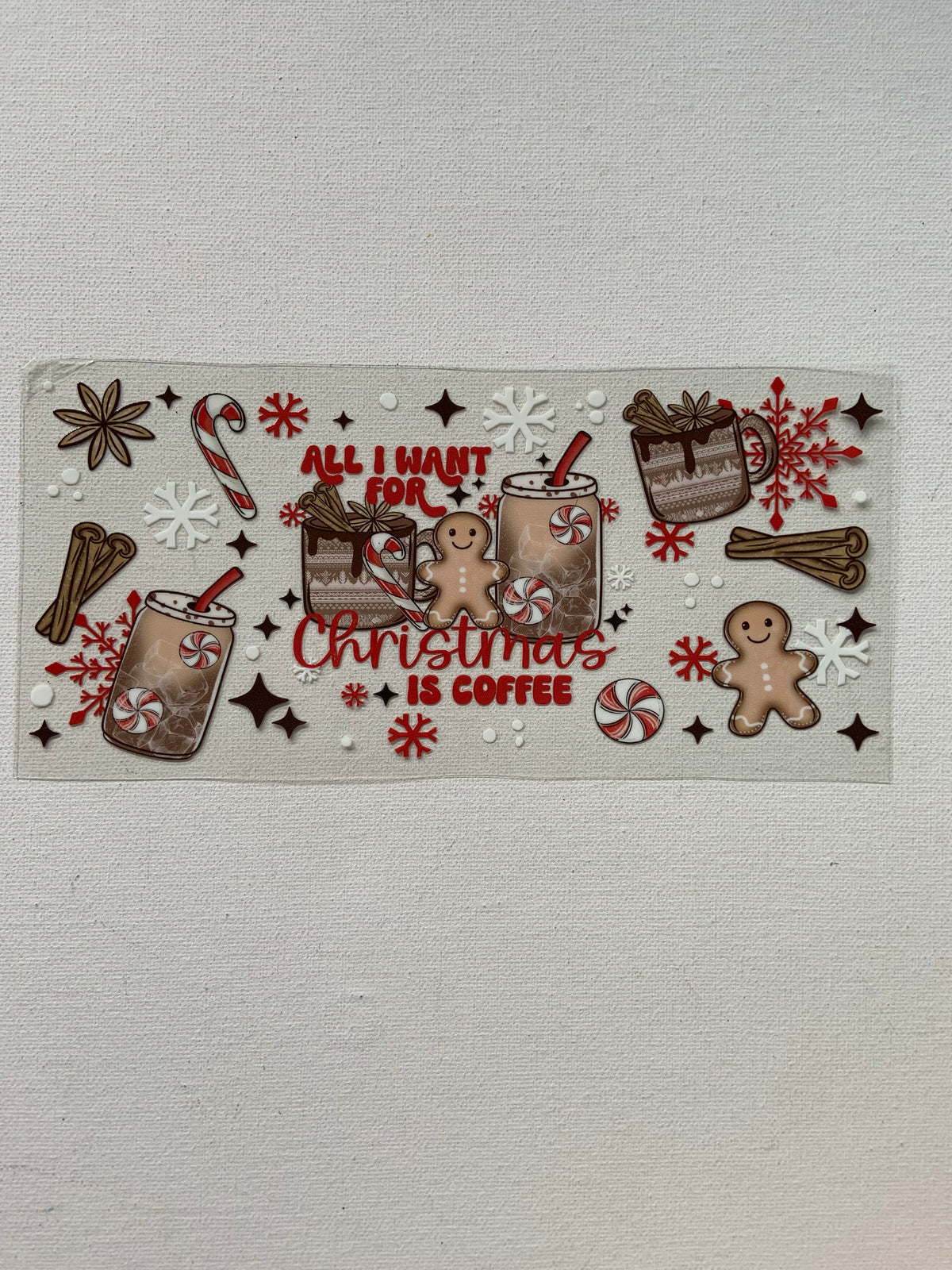 All I want for Christmas is coffee decal