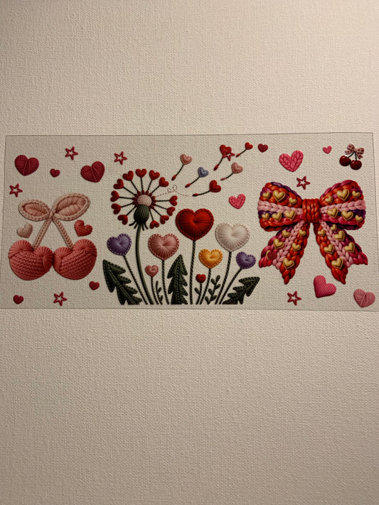 Crochet Flowers Decals