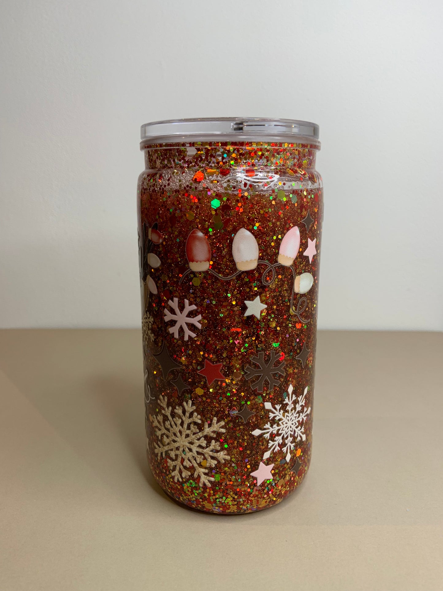 Cute Christmas Cup packed with glitter 🤩