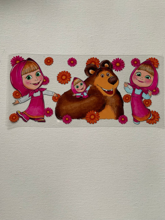 Masha and the Bear decal