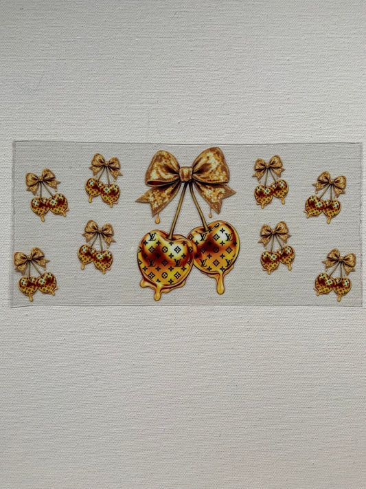 Cherry luxury inspired decal