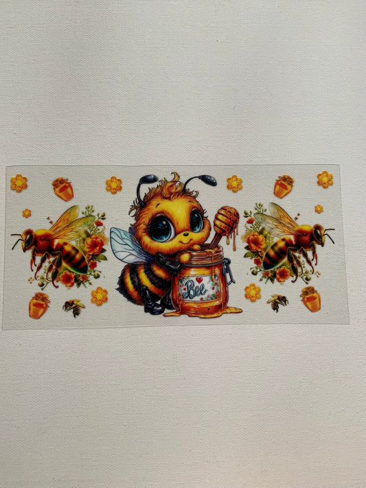 Bees and honey Decal
