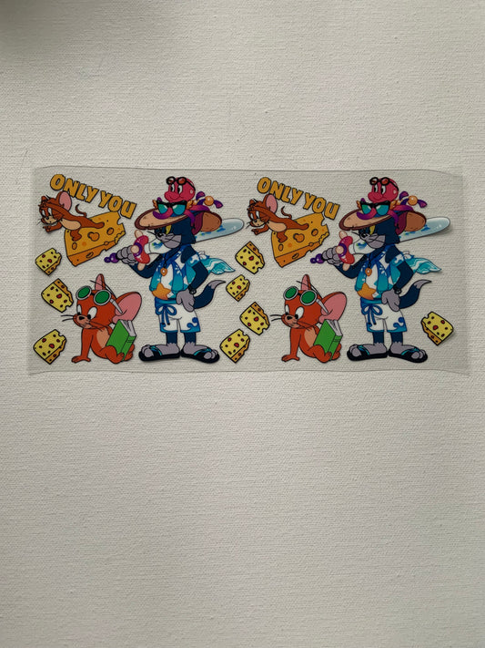 Tom and Jerry decal