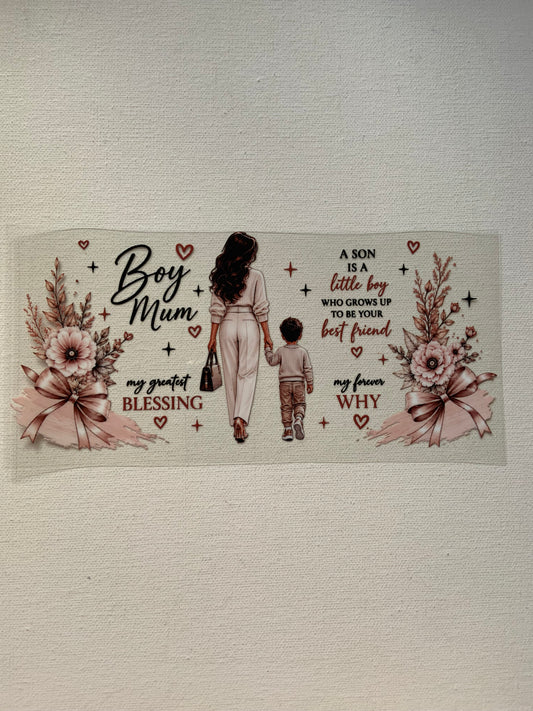 Boy mum decal