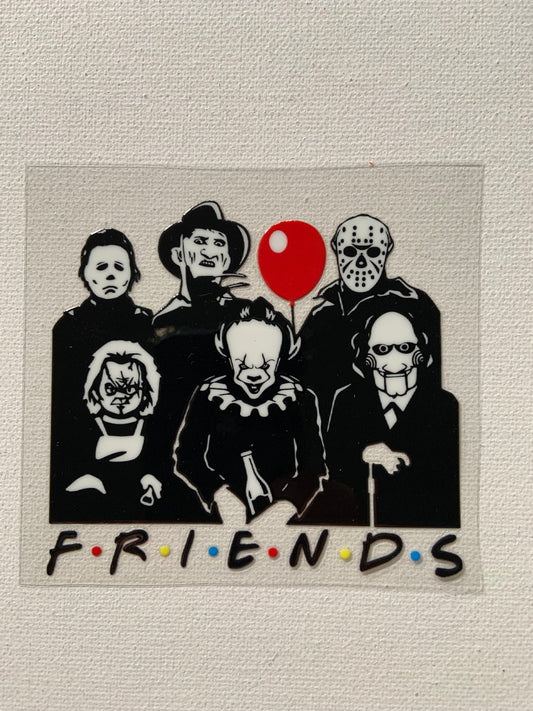 Small decal horror friends